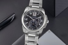 Cartier Calibre de Cartier Edelstahl Automatik Herrenuhr Ref. W7100016 