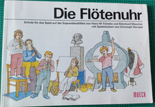 "Die Flötenuhr".  Schule für das Spiel auf der Sopranblockflöte Kinder Musik