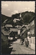 Rauenstein /Thür., Ansichtskarte, Partie an der Kirche 