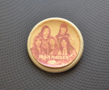 Kultiger Original DDR Rummel Anstecker IRON MAIDEN 1980er Jahre Losbude