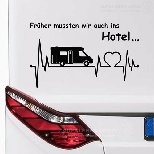Herzschlag wohnmobil 60cm - herzschlag,