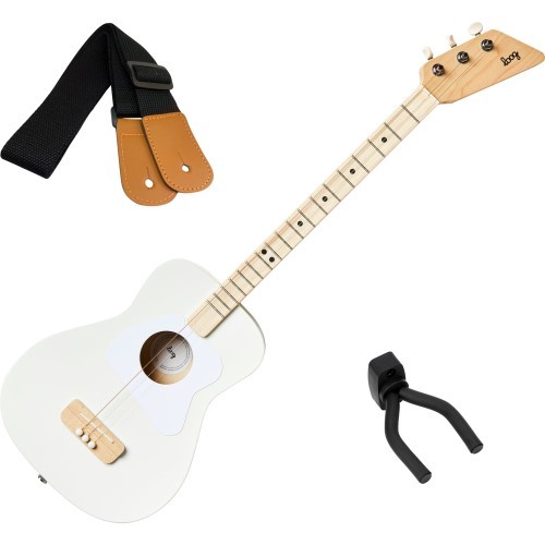 Loog pro acoustic guitar white - pro,