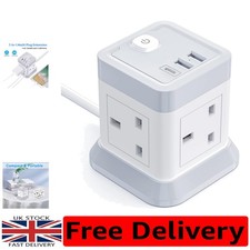 Grau 4 Steckdosen Würfel