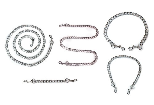 Massive metallkette mit - massive,
