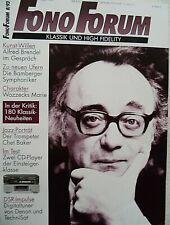 FONO FORUM 8/93 DENON DTU 1000,TECHNISAT DSR 5002 RDS,PHILIPS CD 930,SONY CD 71 