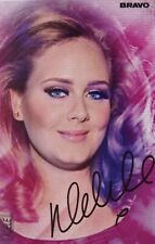 ADELE - Autogrammkarte 10x7cm Autograph Trading Card Fan Sammlung BRAVO Magazine
