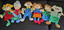 Handpuppen Familie Egmont Toys Oma Opa Mutter Vater Tochter Sohn