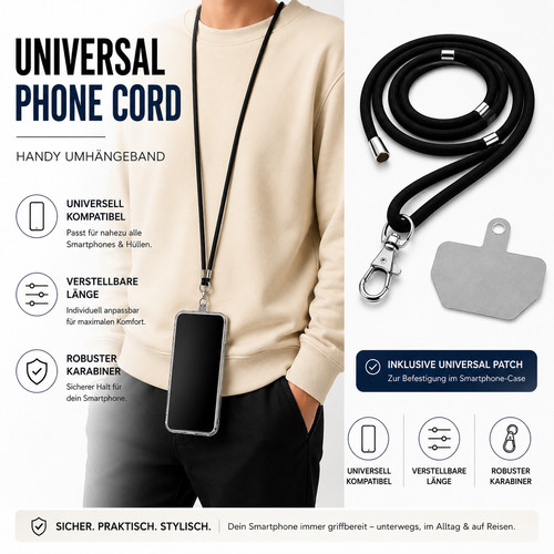 Universal phone cord handy - universal,