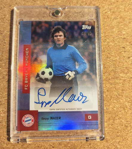 Topps sepp maier autogramm - topps,