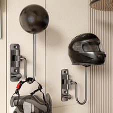 2x Helmhalter Motorradhelm Halterung Wandmontage Helmständer Helm Wandhalterung