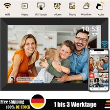 WiFi Digitaler Bilderrahmen, 1280 x 800 IPS-Bildschirm, Unterstützt USB/SD-Karte