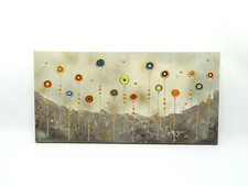 Claudia Schromm Lollie-Pop Mischtechnik auf Leinwand 120 x 60 cm