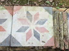 Sternfliese, Zementfliese I ca. 100 Jahre alt