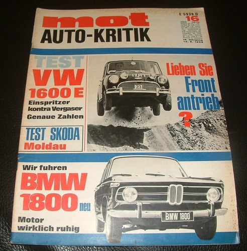 Mot 1968 bmw 1800 - 16/1968, neue