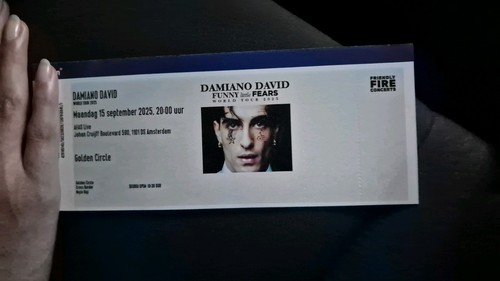 Damiano david konzertkarten - damiano,