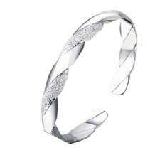 Armband Armreif Geschenk 925 Silber plattiert Damen Schmuck