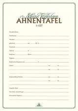 RNK Verlag Ahnentafel "Meine