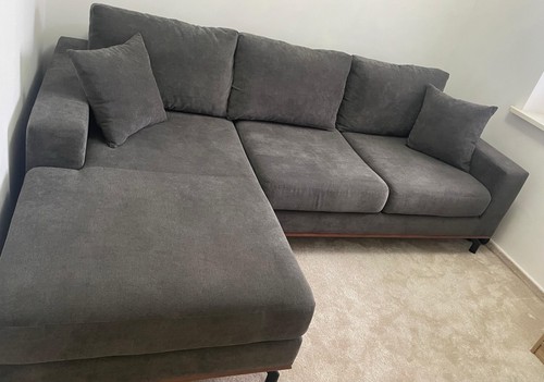 Graues schlafsofa - graues,