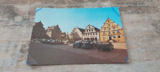 Color Postkarte AK 8853 WEMDING MARKTPLATZ BAYERN z.B. PKW VW KÄFER