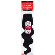 Saga 100 human hair - 100%, crochet