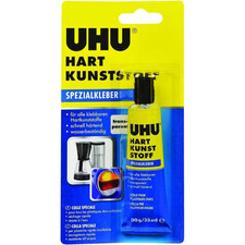 UHU Spezialkleber Hartkunststoff 30g – wasser- & temperaturbeständig