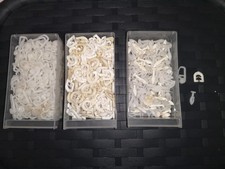 Konvolut Gardinenzubehör Gardine Stopper Feststeller Gardinenhaken T-Schiene