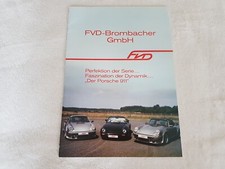 32A 331 FVD Tuning Porsche 911 Turbo-Look König 935-Look Umbau Prospekt Brochure