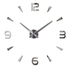 Wanduhr Silber Groß A176