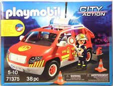PLAYMOBIL 71375 Brandmeisterfahrzeug mit Licht und Sound, RC-fähig NEU