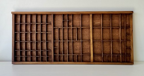 Vintage buchdruck holz drucker - vintage,