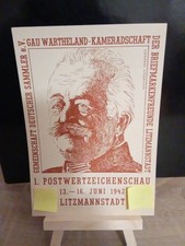 Postkarte Ganzsachen Litzmannstadt 1942 General Litzmann