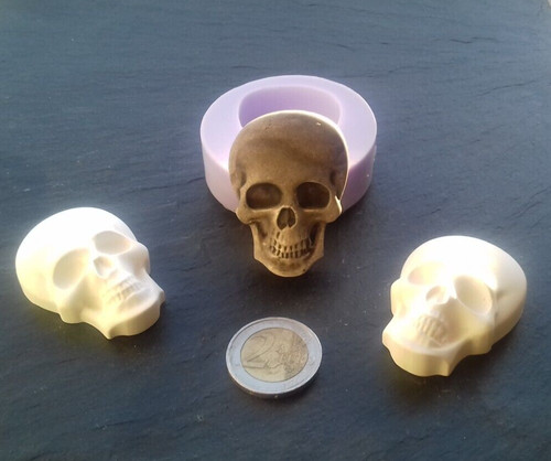 Silikonform totenkopf - silikonform, /