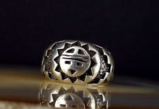 Ring Silber 925 20,0 mm Zuni Indianer - attraktiv & zeitlos schön 