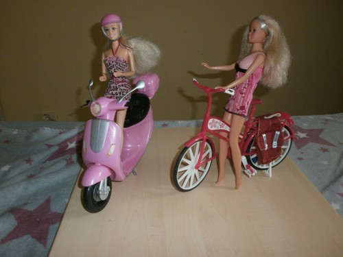 Barbie motorroller - barbie,