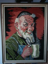 Gobelin Handarbeit Bild mit