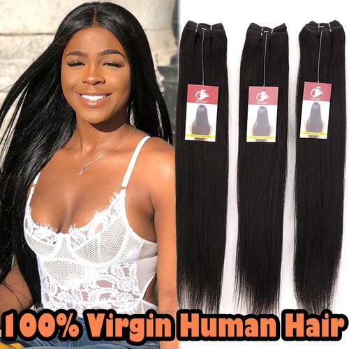 100 echthaar weft tressen - 100%,