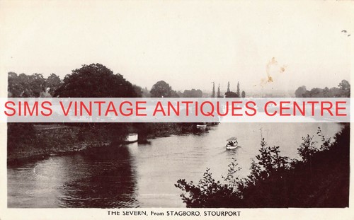 Antike postkarte rppc severn - postkarte,