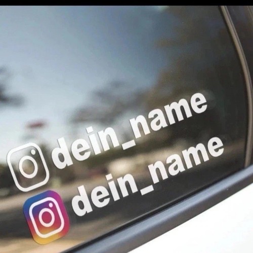 Instagram name aufkleber - instagram,