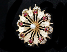 Antik Viktorianisch 10K Rubin