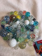 Marmor Achilles Murmeln Murmel Netz 500g bunt NEU