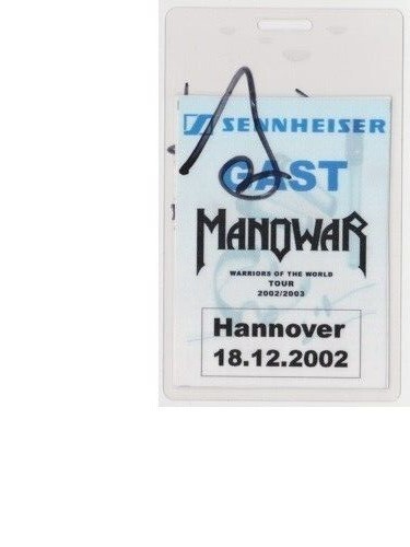 Manowar original signed - -,