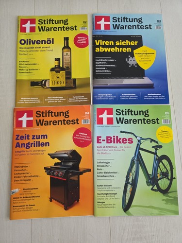 Stiftung warentest ausgabe - 4x,