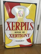 == Emailschild = XER - PILS = XERTIGNY VOGESEN = um 1955 = topp Zustand ==