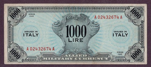 Italien 1000 lire - 1000, banknote