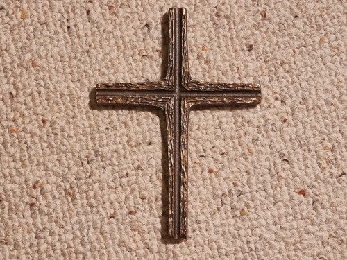 Bronze relief wandkreuz 5cm - wandkreuz, 17,5cm