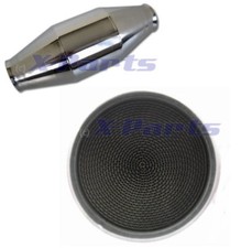 Kat 200 Zeller 76mm 120mm Ø EDELSTAHL Rennkat Sportkat 300mm Länge Katalysator