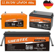 24V/12V LiFePO4 Akku 8Ah-300Ah