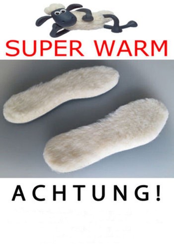 Paar schaf sohlen damen - 2x,