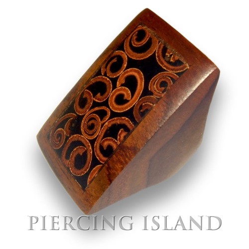 Edler designer ring - edler, holz