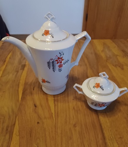 Art deco vintage kaffeekanne - art,